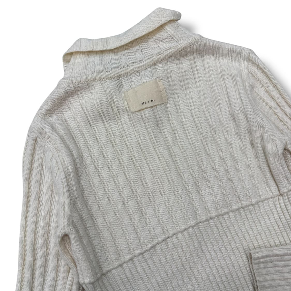 마뗑킴 카라 케이블 니트 r1992 상품이미지4