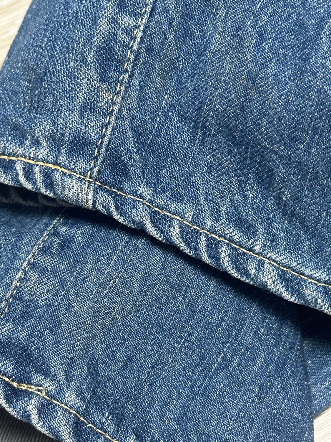 A.Presse 워시드 와이드 데님 팬츠 30 상품이미지10