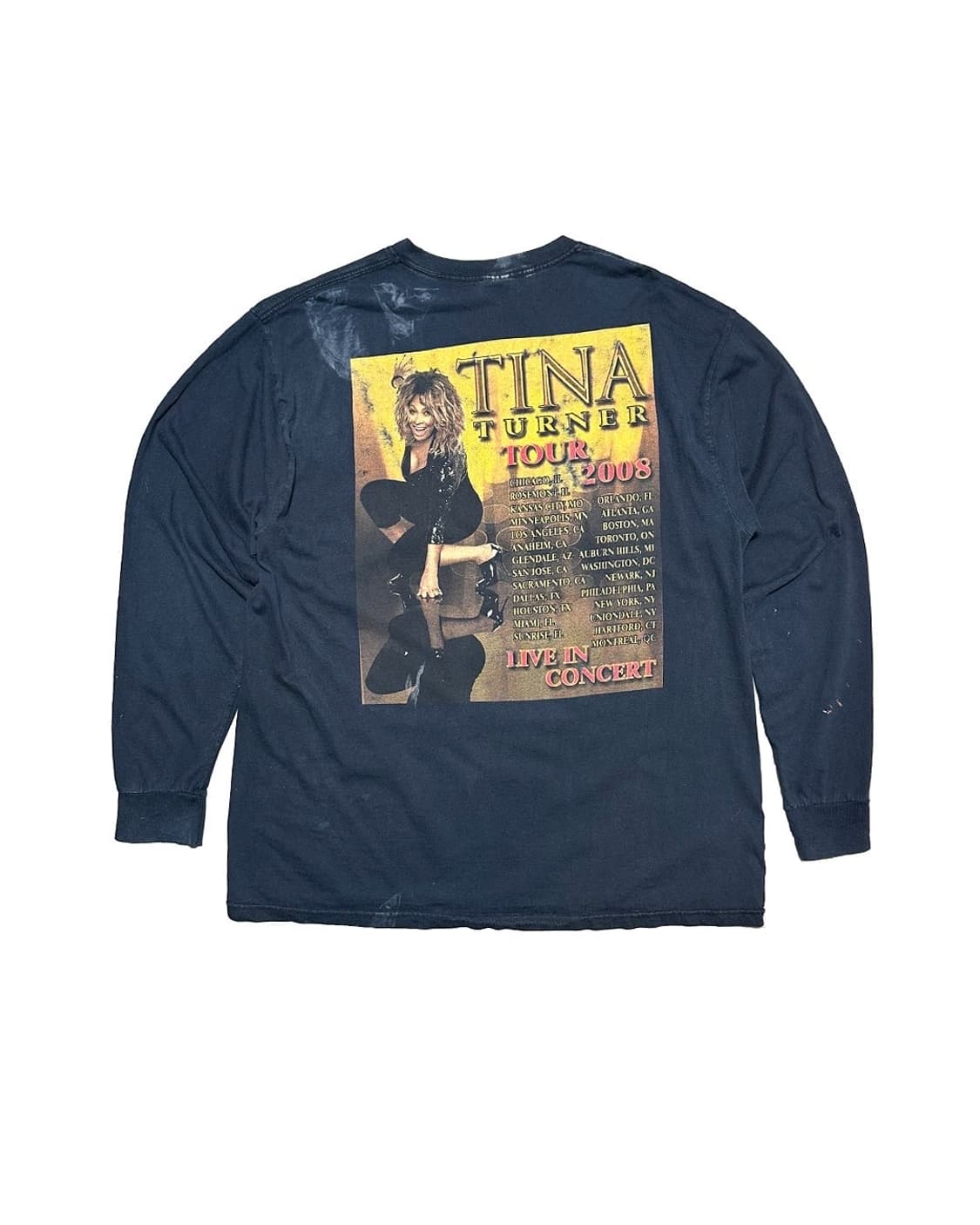 티나 터너 Tina Turner 투어 2008 롱슬리브 티셔츠 상품이미지2