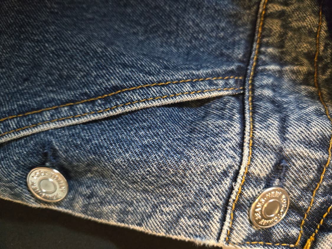 타미진 데님 멜빵 원피스입니다 상품이미지4