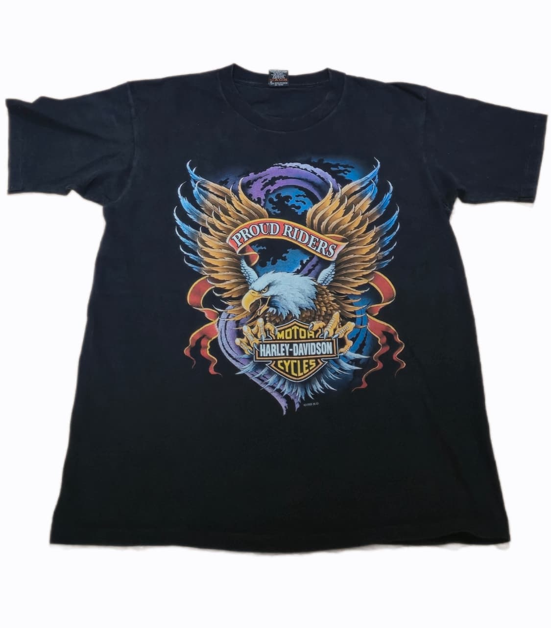 빈티지 90s 할리데이비슨 Proud riders 티셔츠 상품이미지1