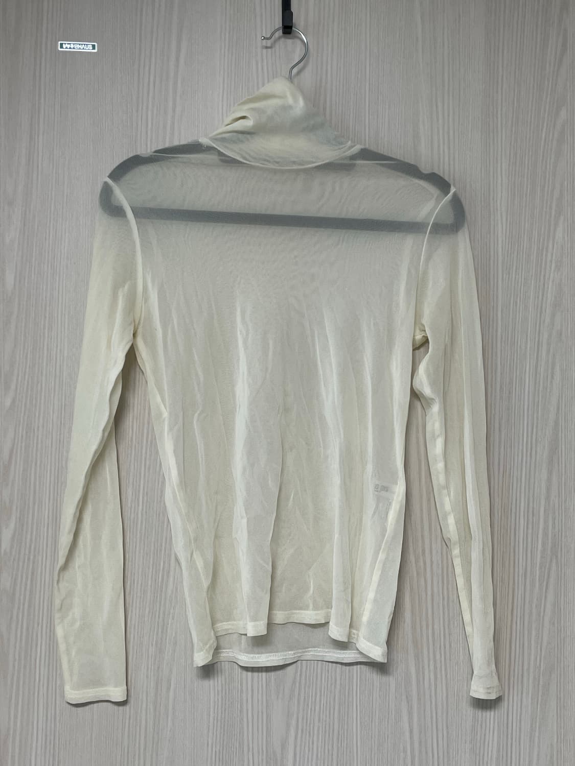 HIROKO BIS 아이보리 시스루 터틀넥 상품이미지1