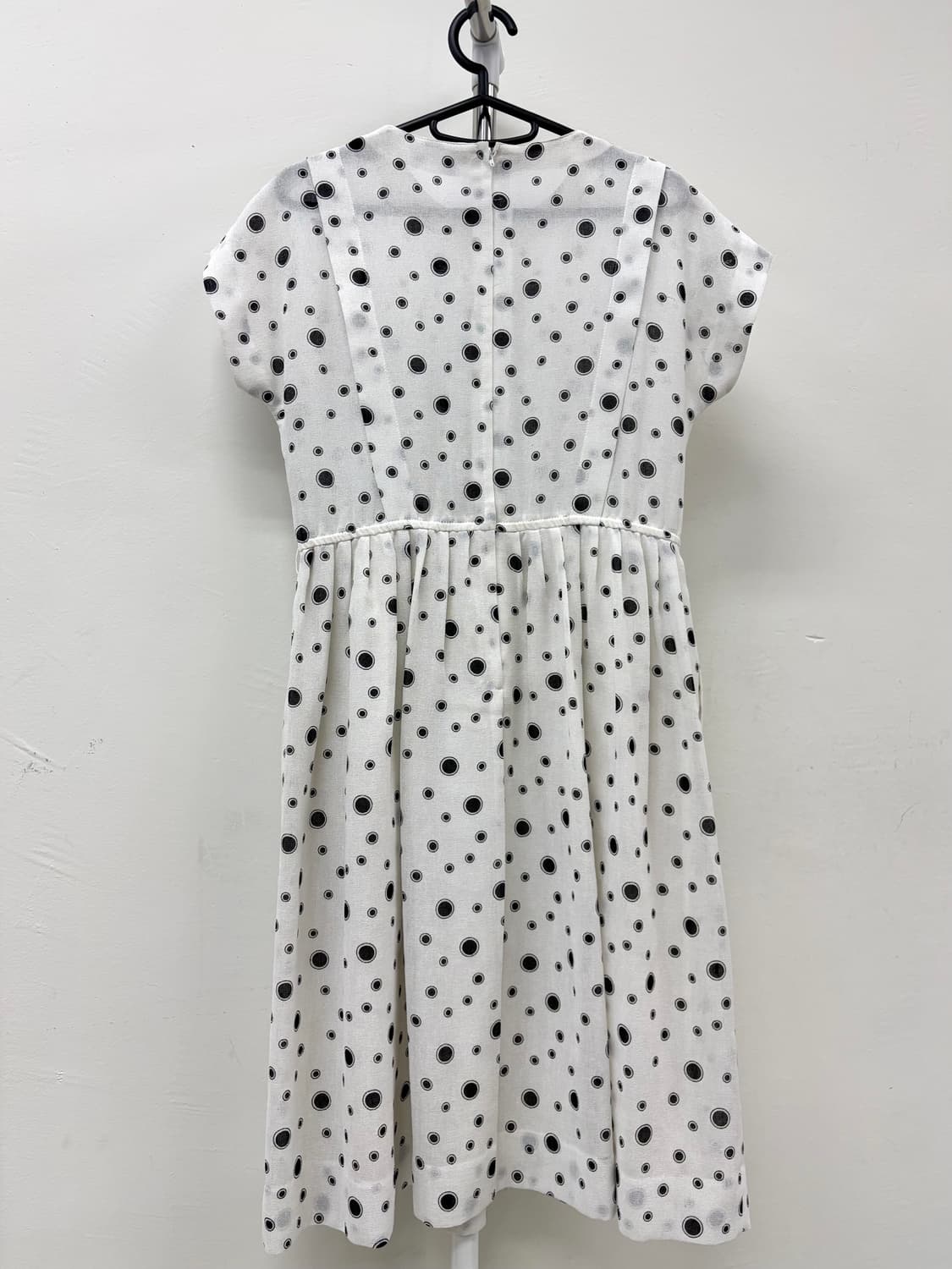 빈티지 도트 반소매 원피스 상품이미지8