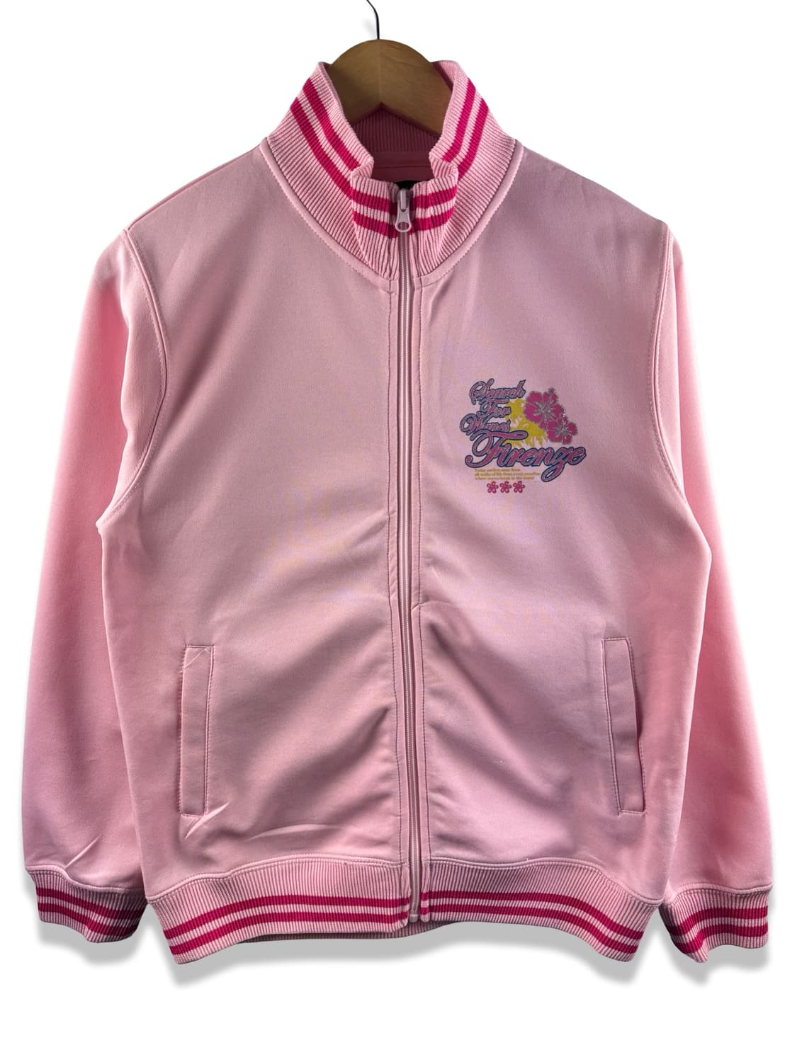 JPN 키치 핑크 트랙탑 져지2184 상품이미지1