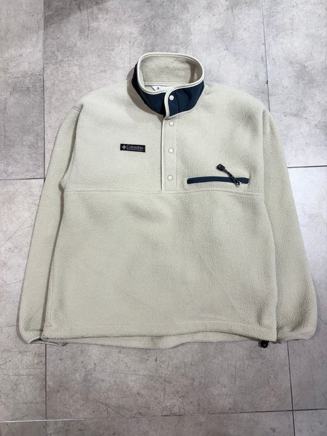 90s made in usa 콜롬비아 플리스 풀오버 신칠라 상품이미지1