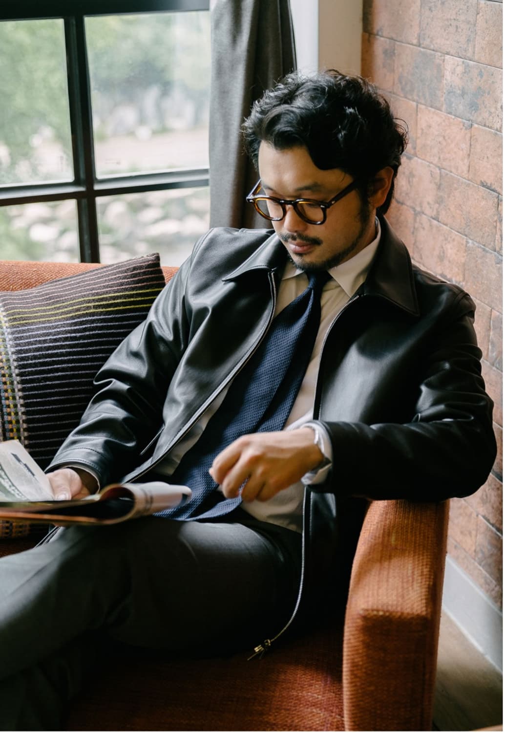 램스킨 레더 자켓 상품이미지1