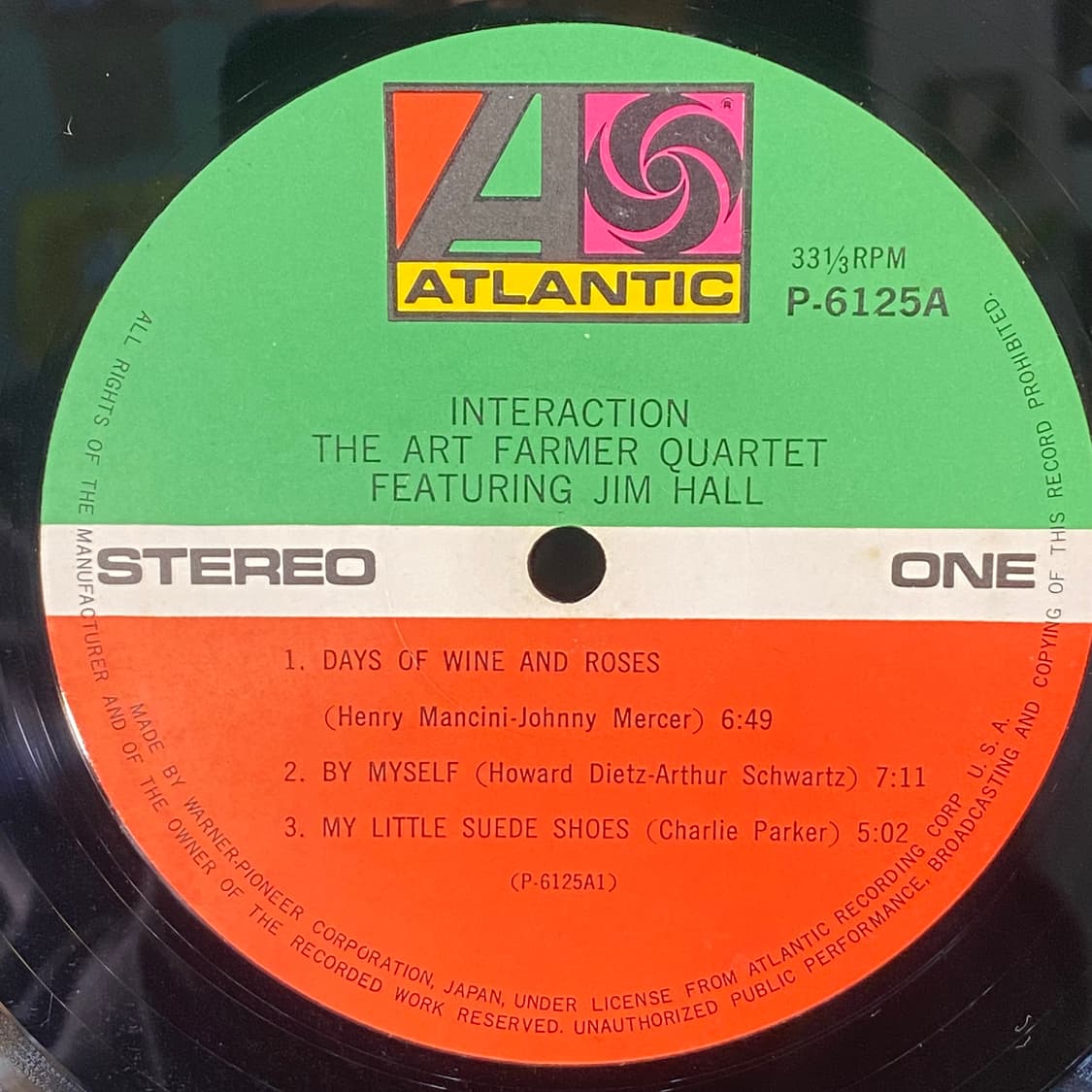 (수입중고LP-재즈) The Art Farmer (Feat. Jim Ha 상품이미지4