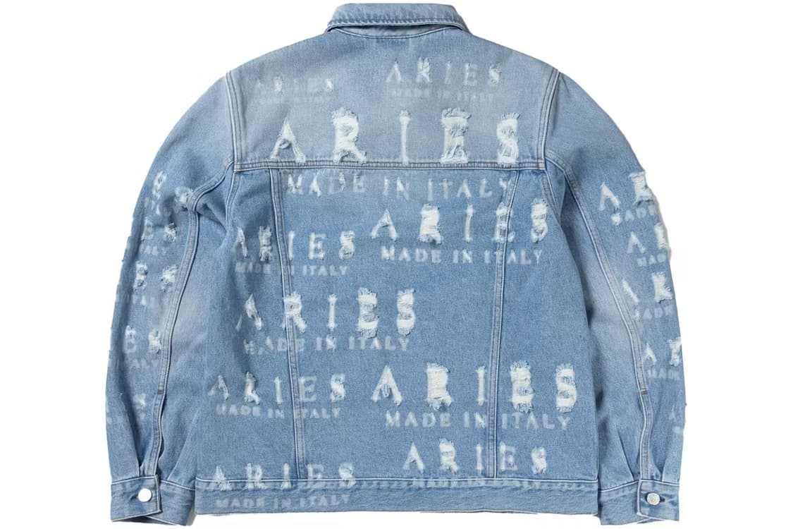 새상품 aries 디스 데님 자켓 상품이미지1