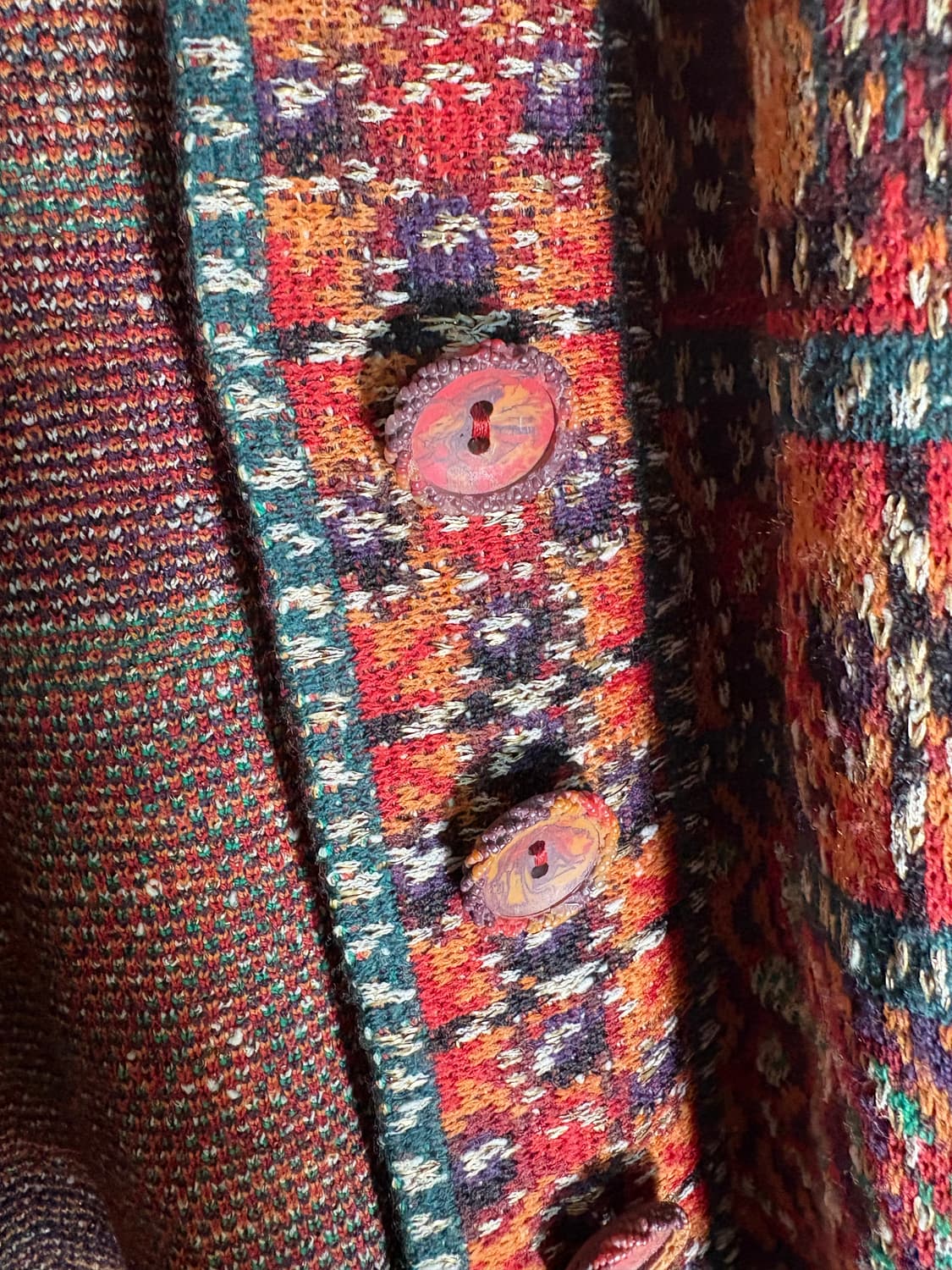 🧡MISSONI 미소니 빈티지 니트 자켓 (Made in Italy) 상품이미지3