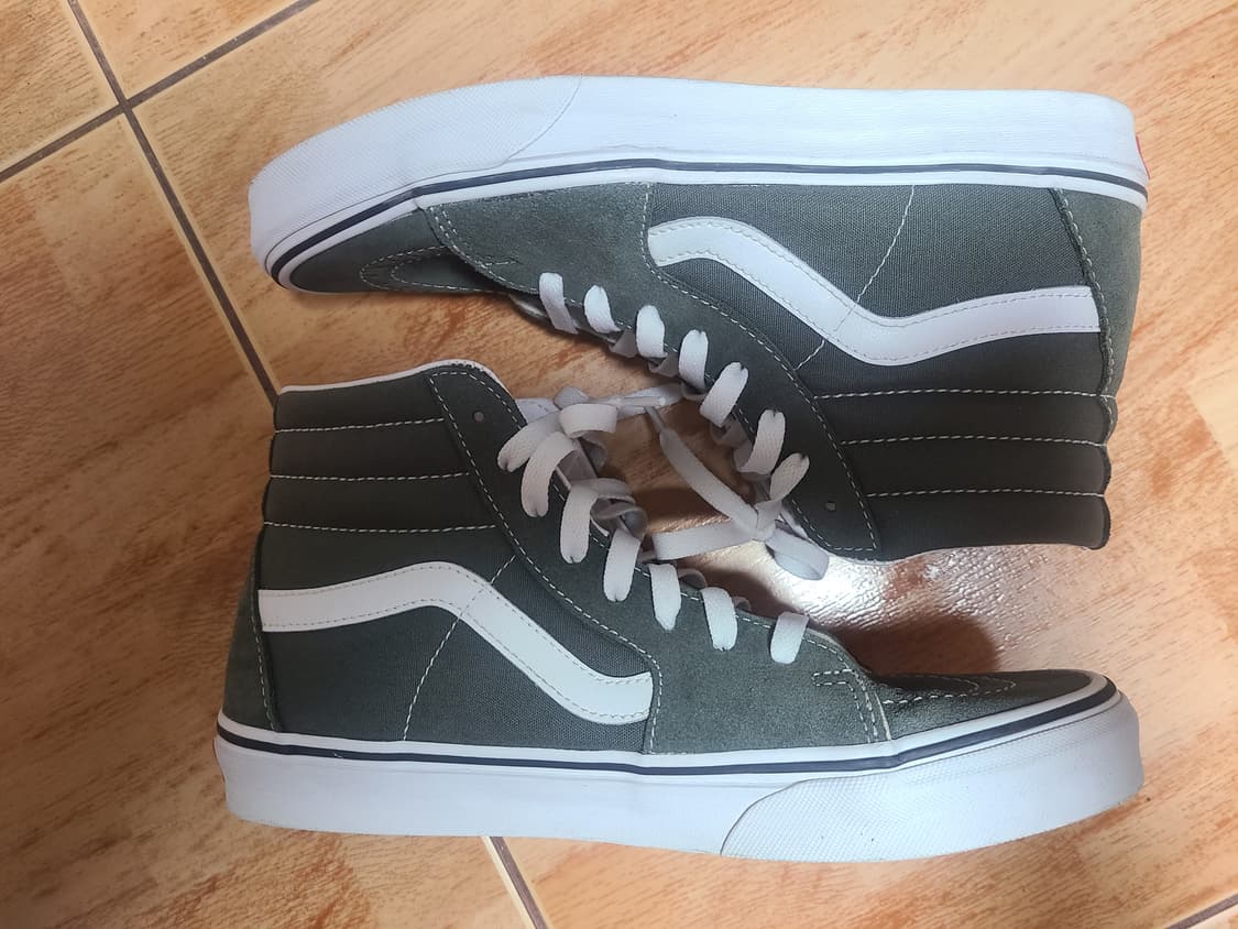 반스 스케이트하이 그린카키 265 상품이미지5