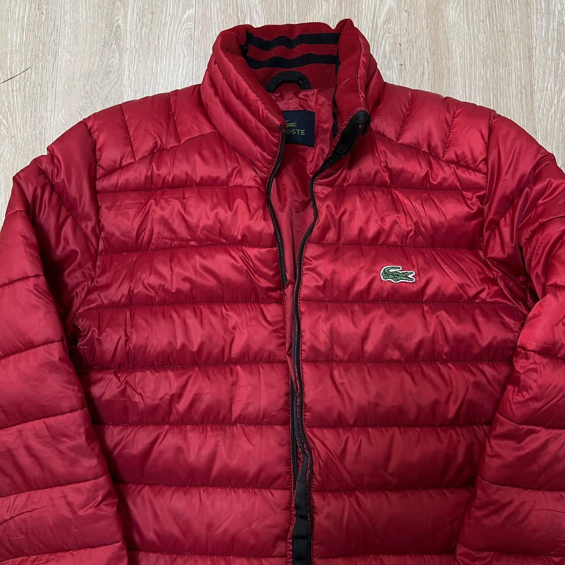 라코스테 남성 로고 구스다운 라이트 경량패딩 48  상품이미지2