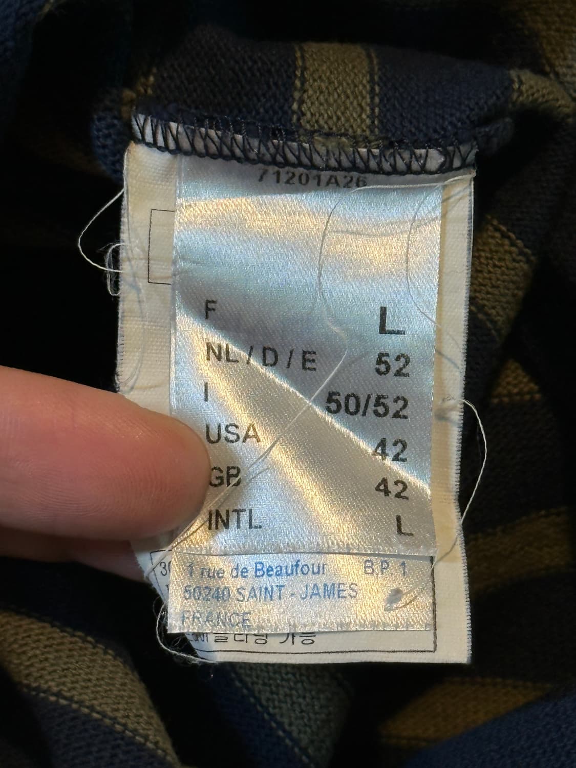 세인트제임스 SAINT JAMES 길도 스트라이프 긴팔 티셔츠 상품이미지5