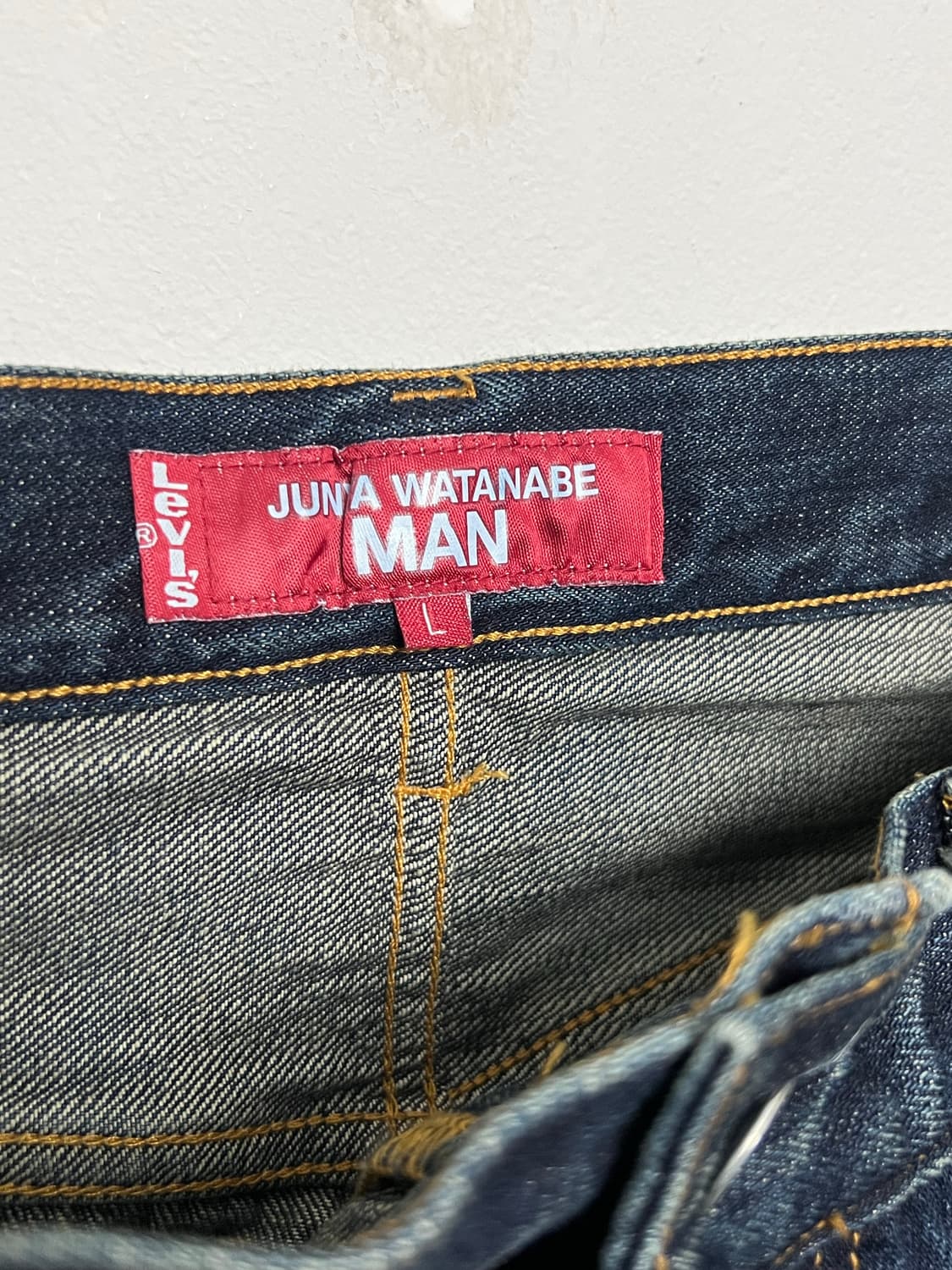 준야와타나베 리바스 25SS 더블레이어드 새깅 인디고 데님 상품이미지10