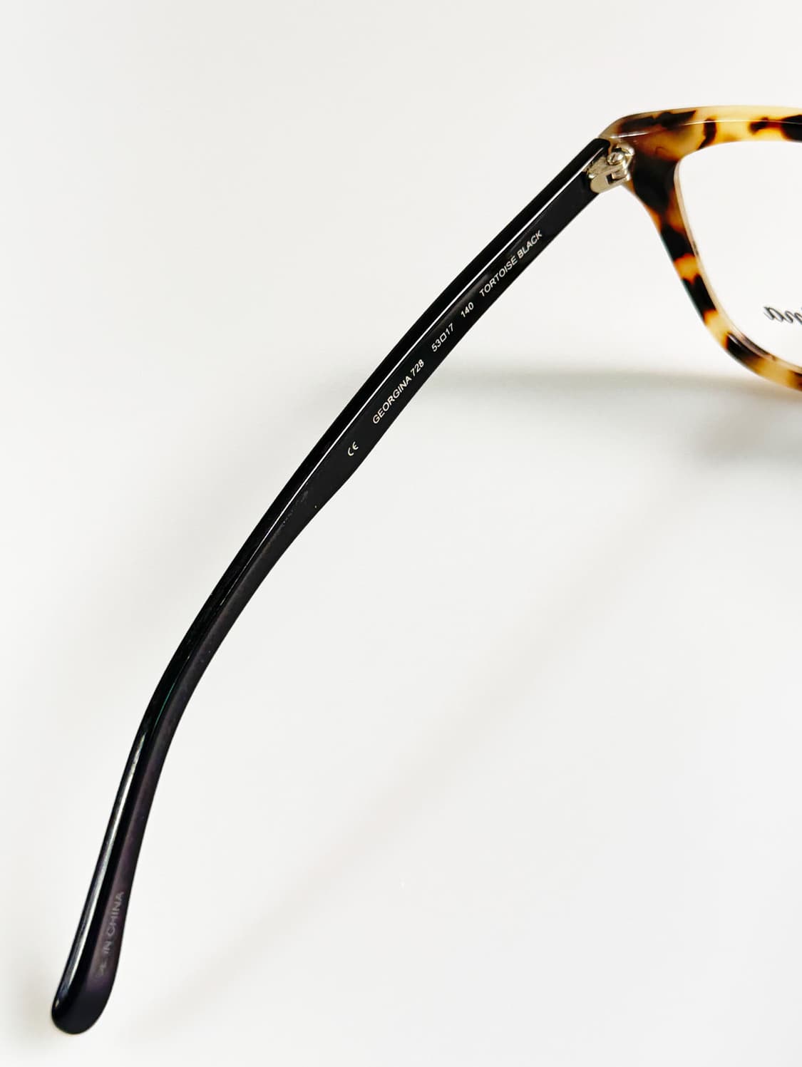 GEORGINA 톨토이즈 캣아이 뿔테 프레임 빈티지 안경 상품이미지7