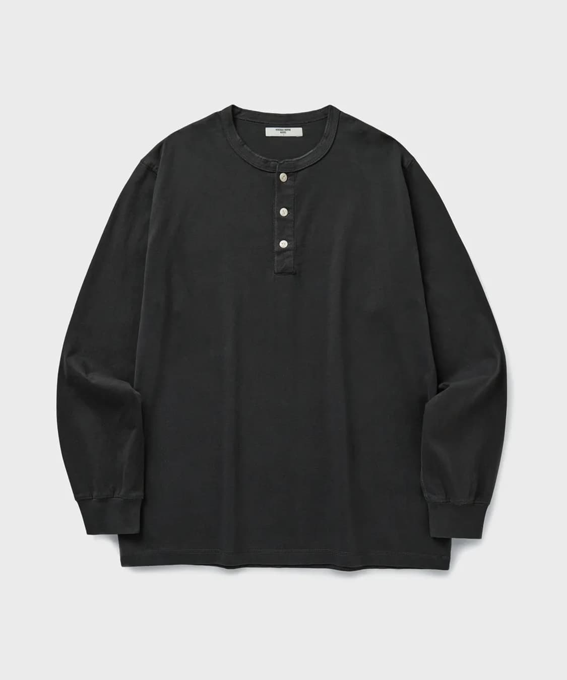 유니온블루 헨리넥 롱슬리브 그라파이트 L사이즈 상품이미지1