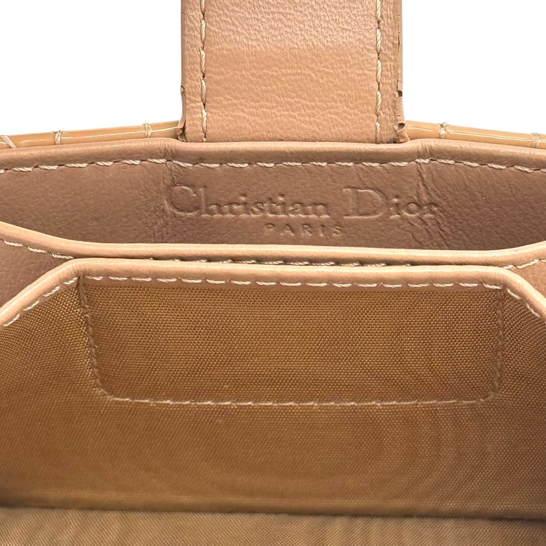 디올 레이디 디올 아코디언 카드지갑 샌드 상품이미지7