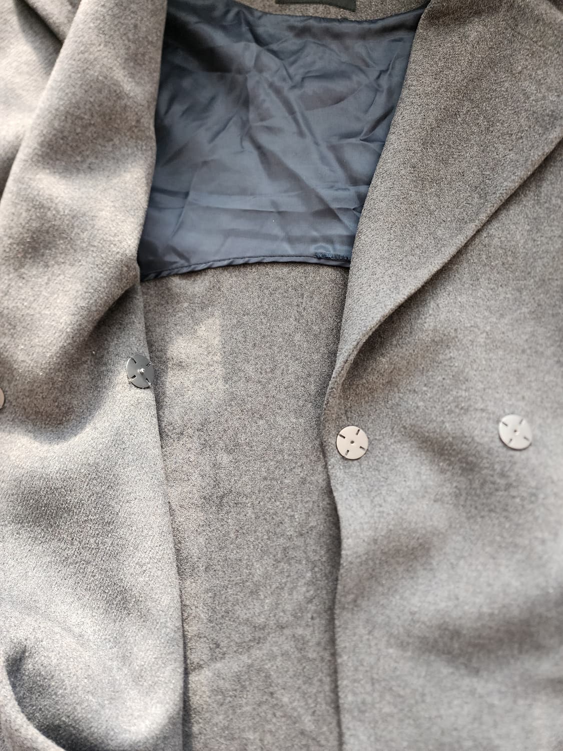 L'ECCOVE 레코브 올혼방 여성 코트 팜. (66~77)사이즈 그레이 상품이미지4