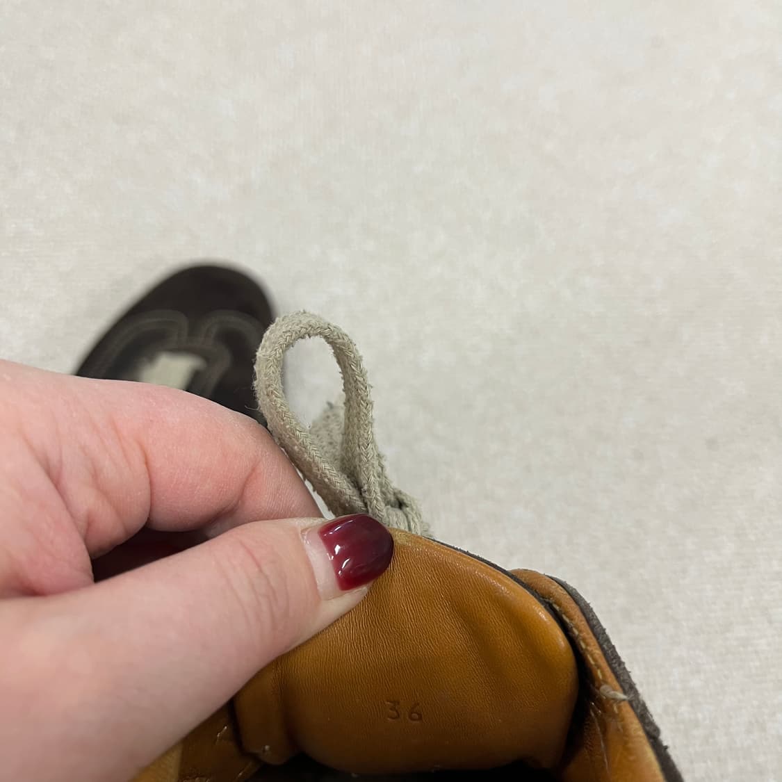 36 고급 스웨이드 레더 스니커즈 신발 0122M2 상품이미지7