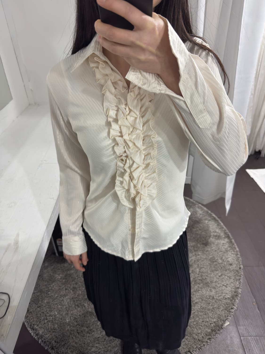 glacier frill detail shirt 상품이미지2