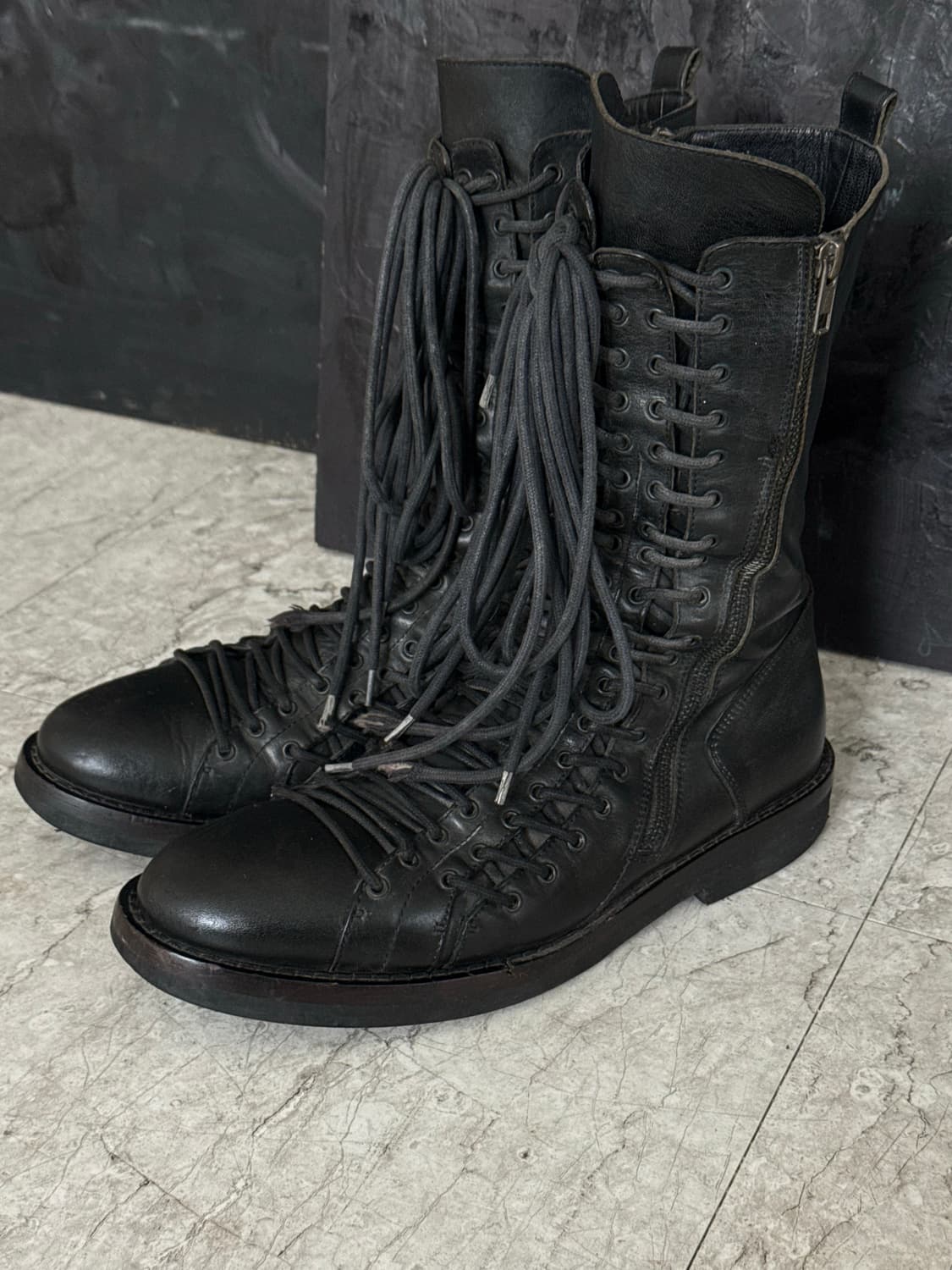 Ann demeulemeester / triple lace boots  상품이미지6