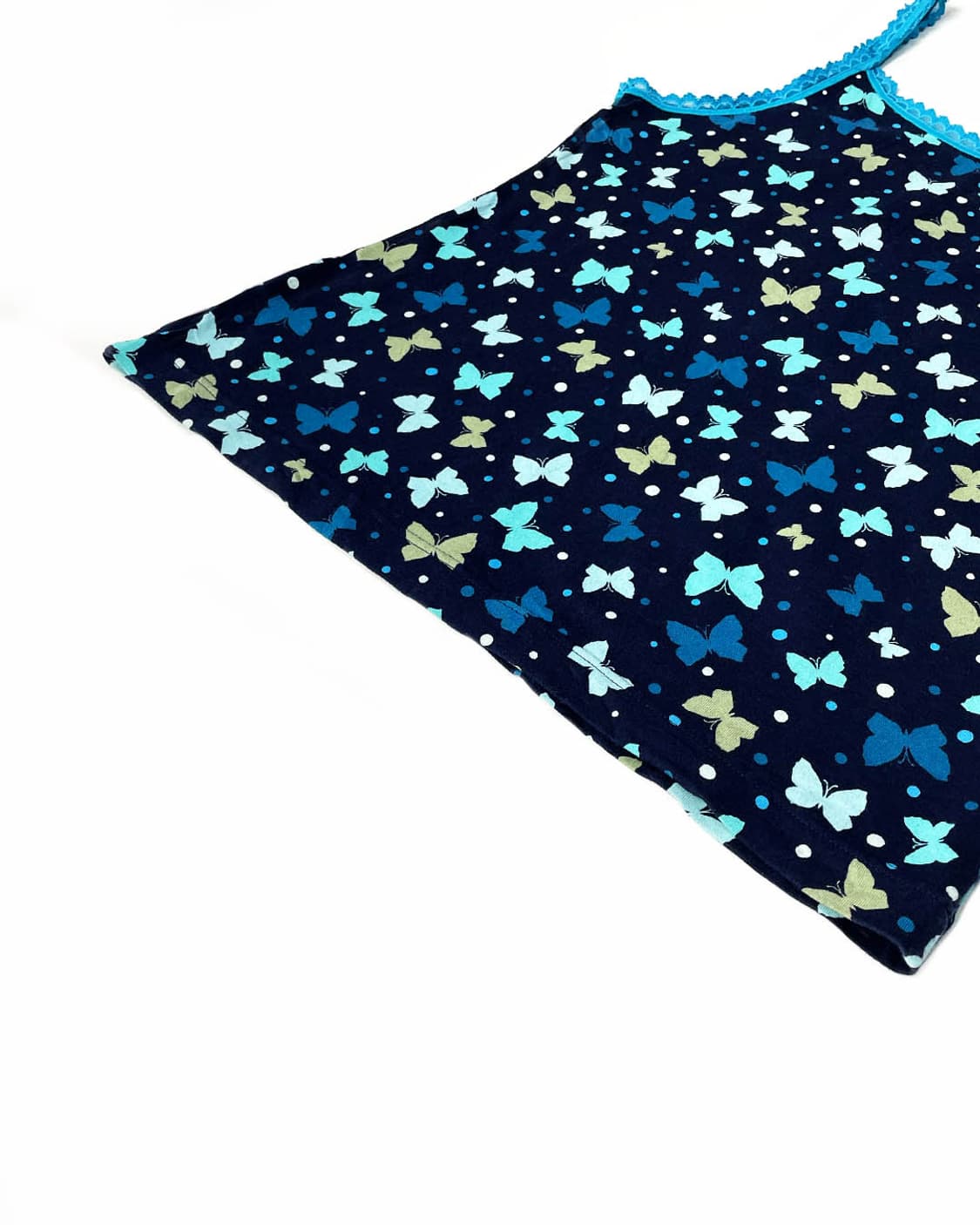 vintage 나비 프린트 슬리브리스 상품이미지4