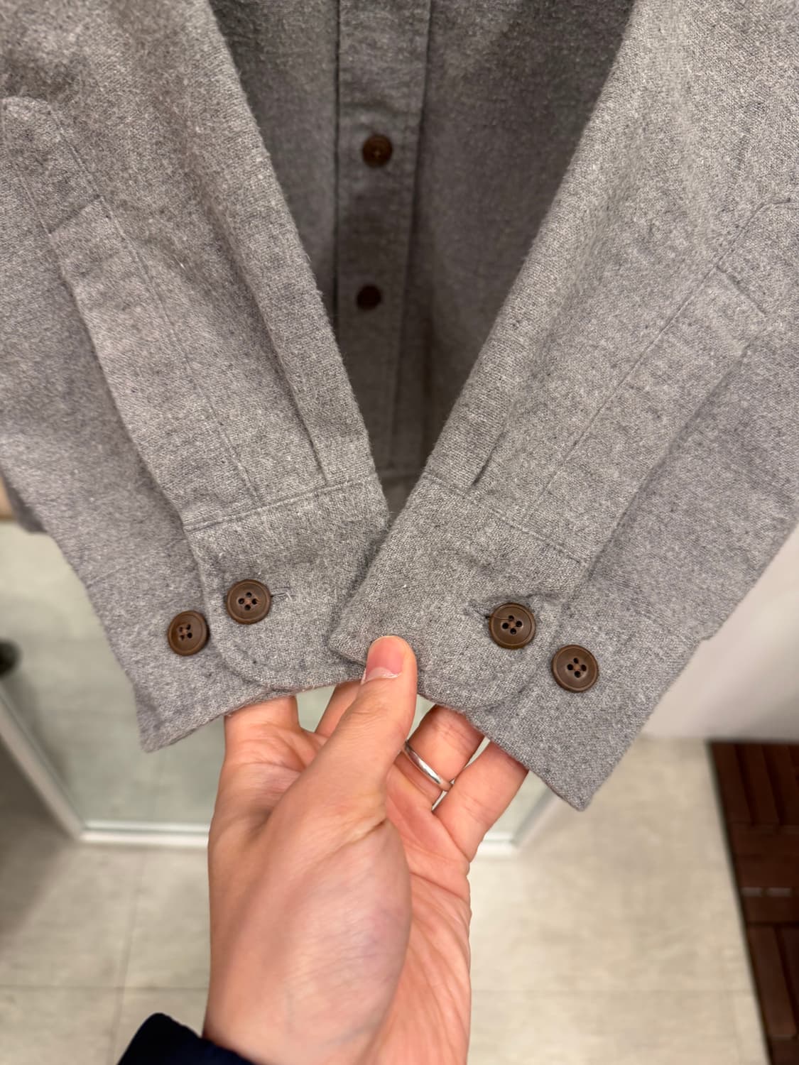 ST. John's Bay 세인트 존스 베이 빈티지 샤모아 셔츠 상품이미지4