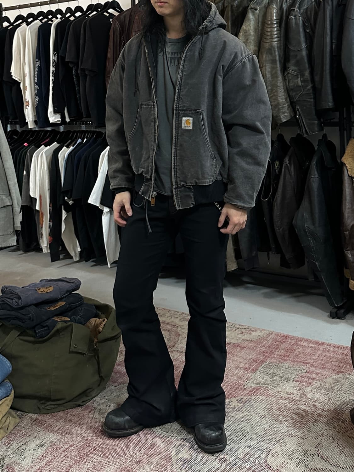 90's USA 칼하트 JQ1005 액티브 자켓 칼하트 J68 J130 상품이미지10