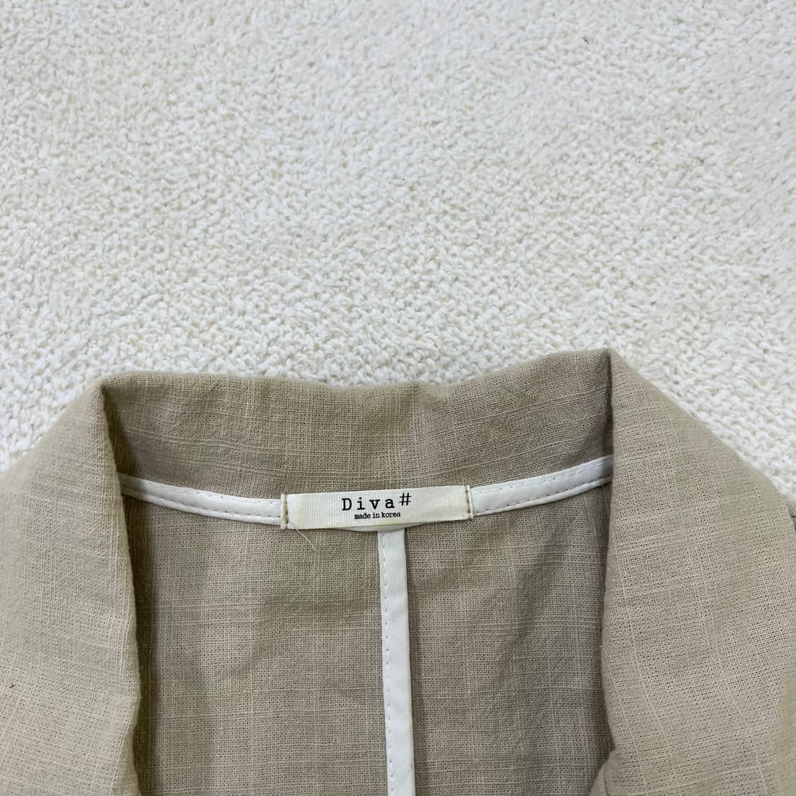 실측확인 빈티지 여성 린넨 자켓 0319M 상품이미지2