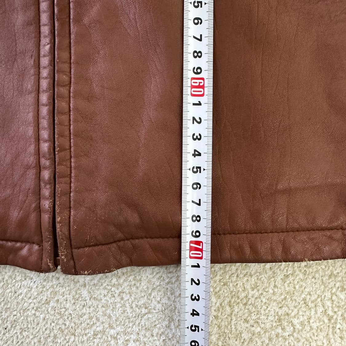 95 인디안 브라운 가죽 자켓 0320D 상품이미지7
