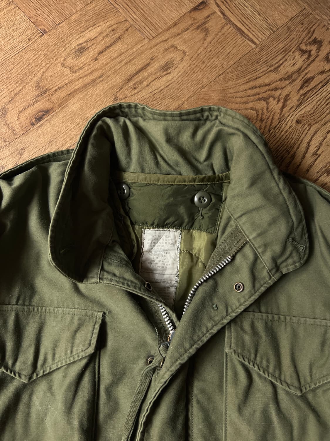 [S]70's 오리지널 U.S ARMY 2세대 M65 필드자켓 내피포함 상품이미지2