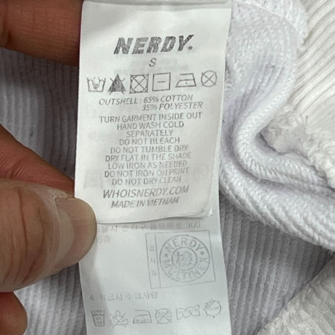 널디 백프린팅 맨투맨 v1157 상품이미지6