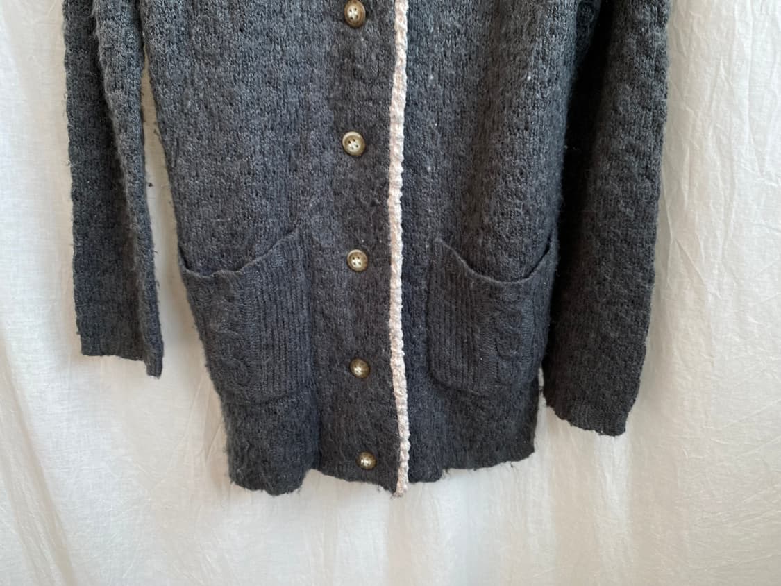 MAMAIKUKO DE PARIS 울혼방 가디건(M) 상품이미지9