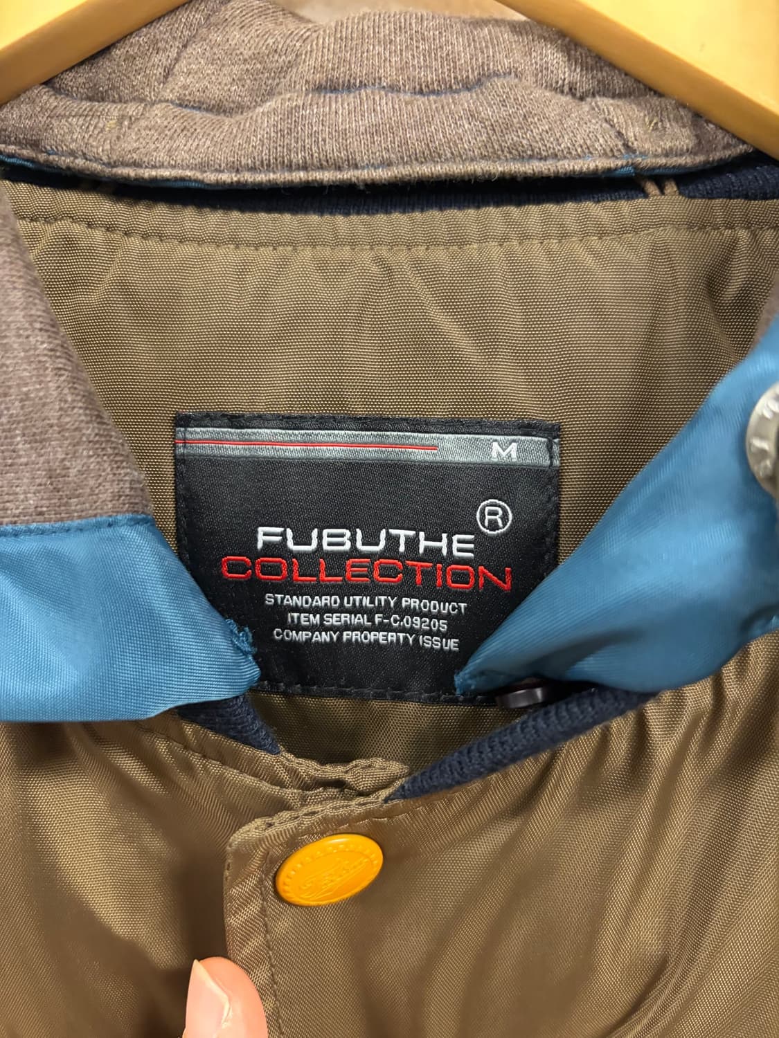 M) 후부FUBU 나일론 배색 후드 자켓 O282 상품이미지3
