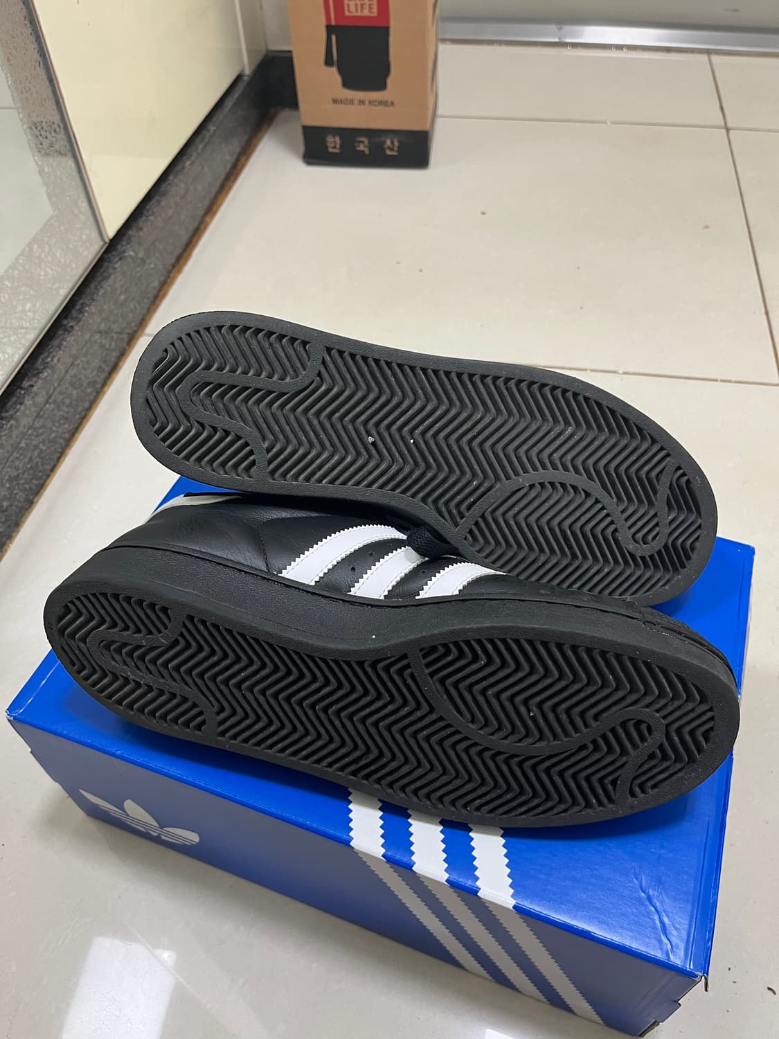 아디다스 슈퍼스타2 코어블랙 270 상품이미지5