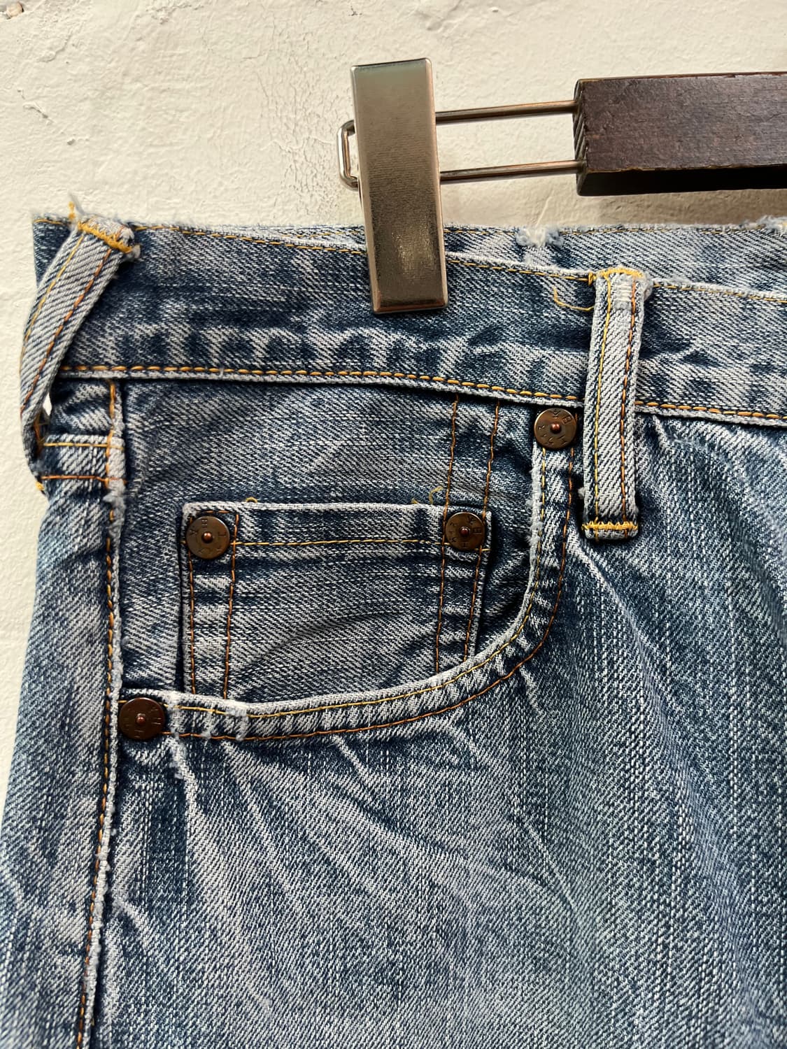 Evisu 에비수 연청 데님팬츠 W32 상품이미지3