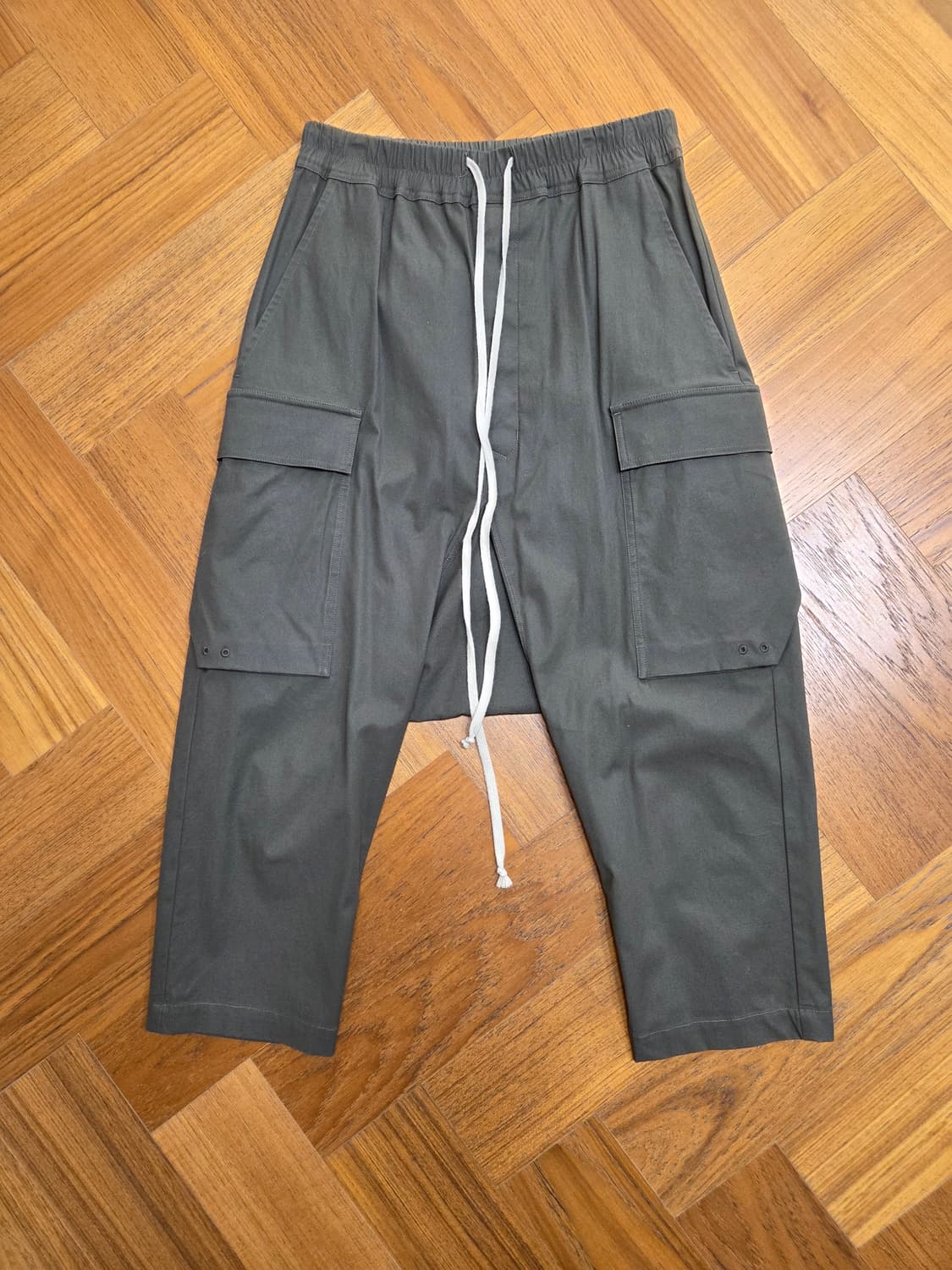 릭오웬스 다크더스트 드로스트링 카고 팬츠 상품이미지1