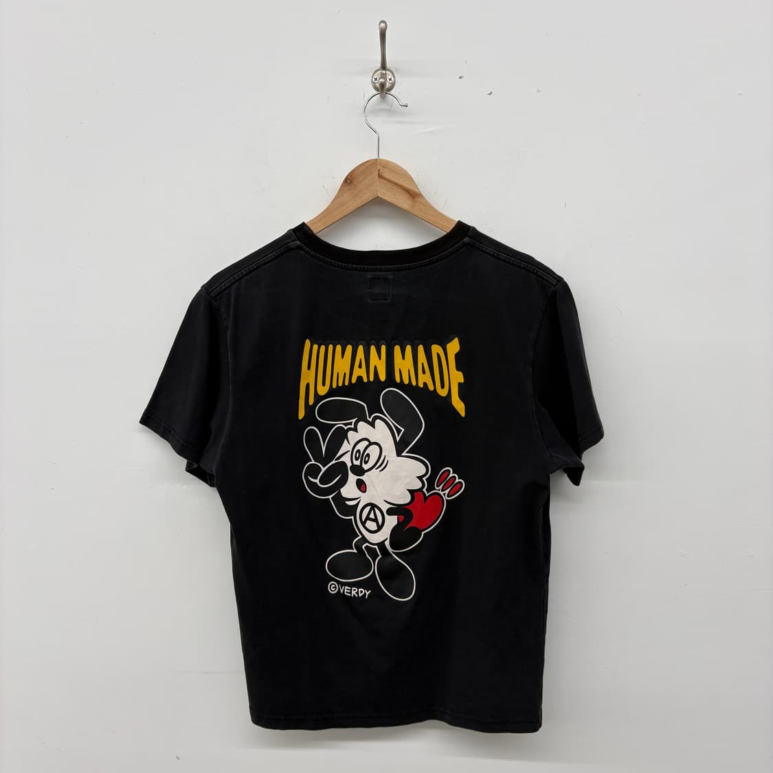 휴먼메이드 블랙 빈티지 반팔 티셔츠 여성M 상품이미지4