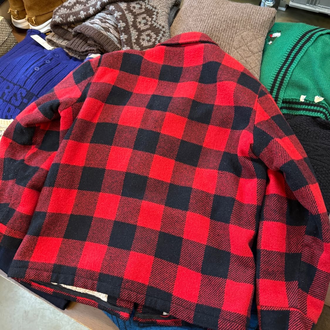 칼 크래프트 미국 빈티지 버팔로 체크 집업 USA 자켓 상품이미지6