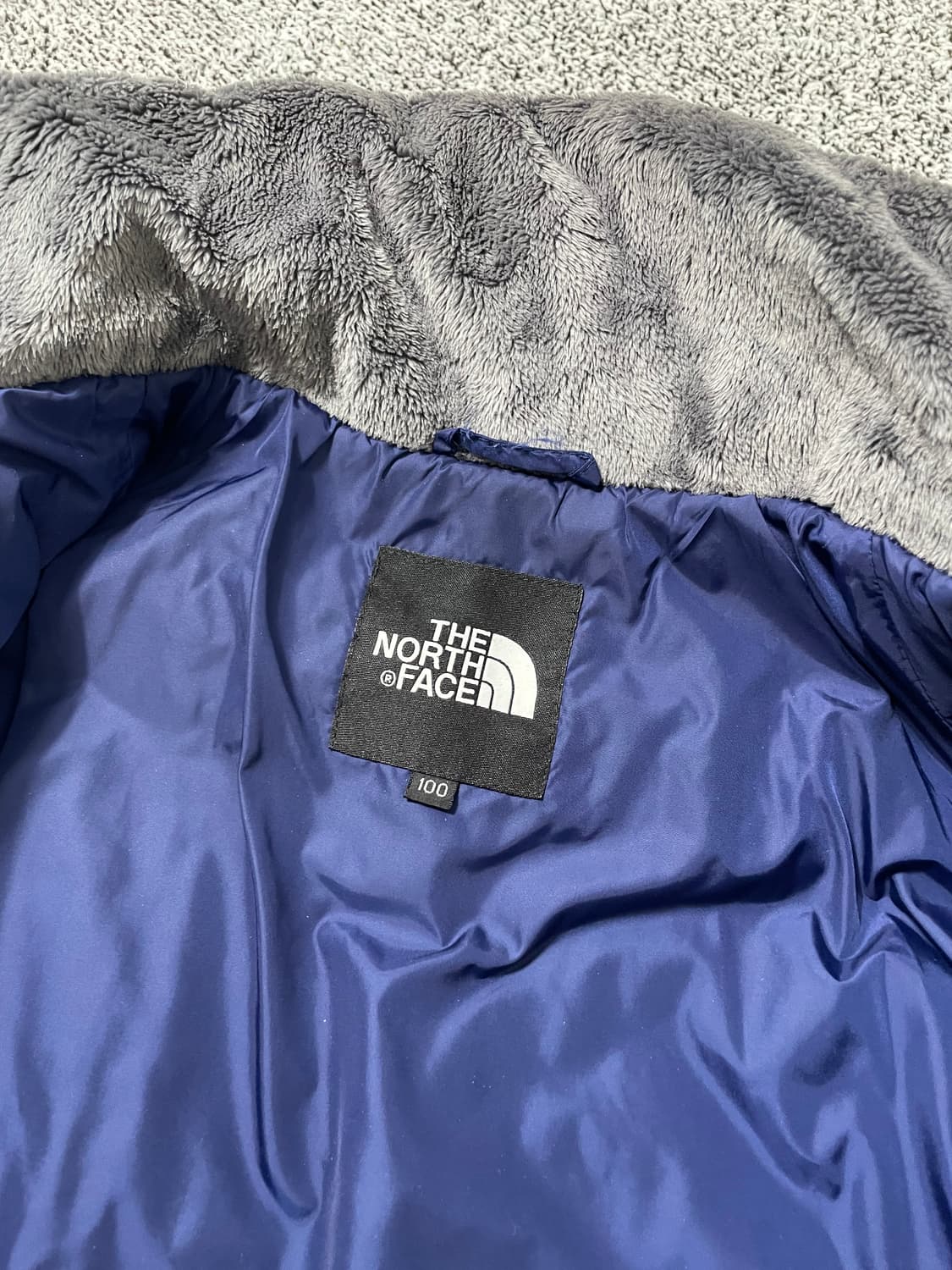 빈티지9. 노스페이스 하이벤트 블루 네이비 배색 바람막이 윈드브레이커 상품이미지4