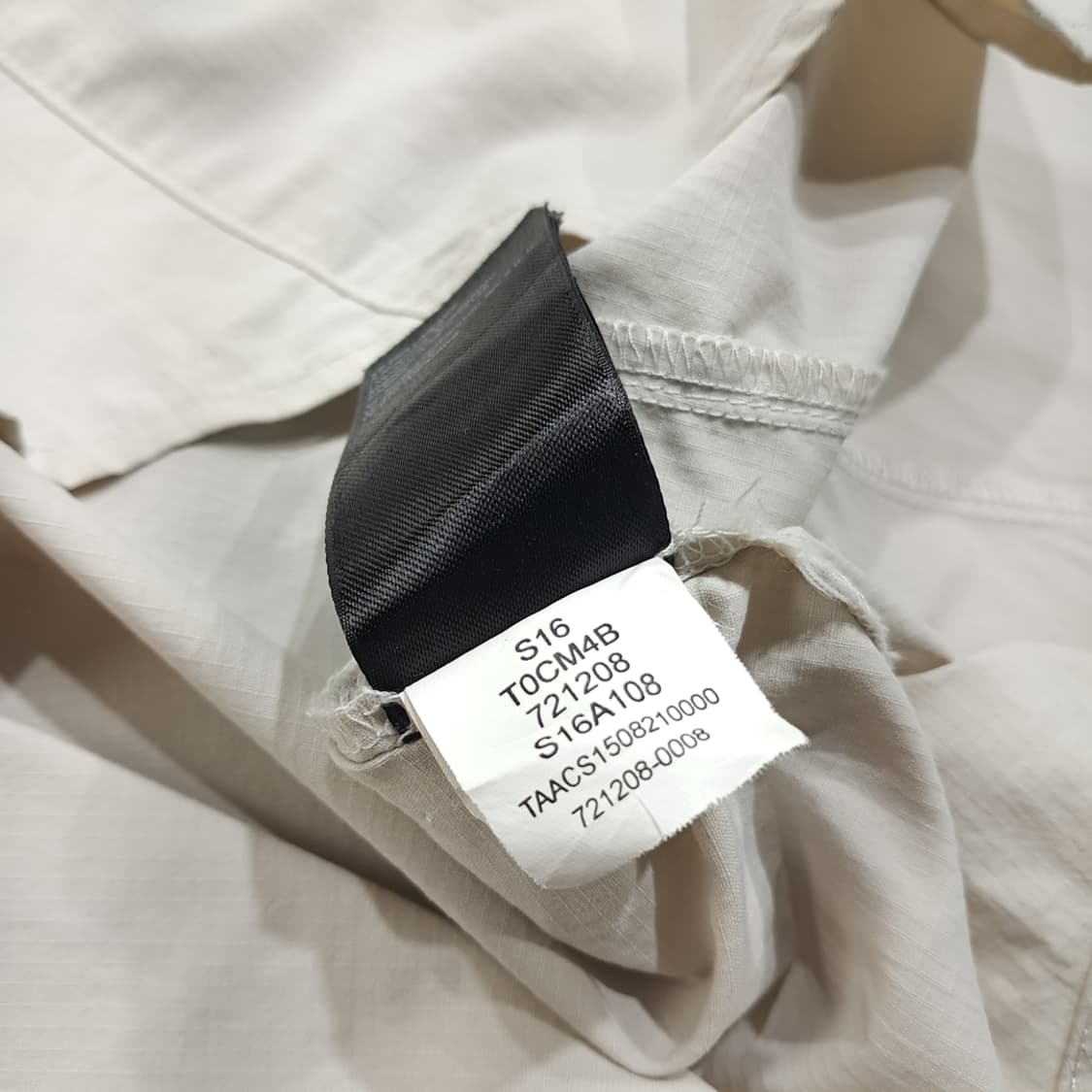 CL649 M 노스페이스 립스탑 벤틸레이션 베이지 셔츠 남방 상품이미지7