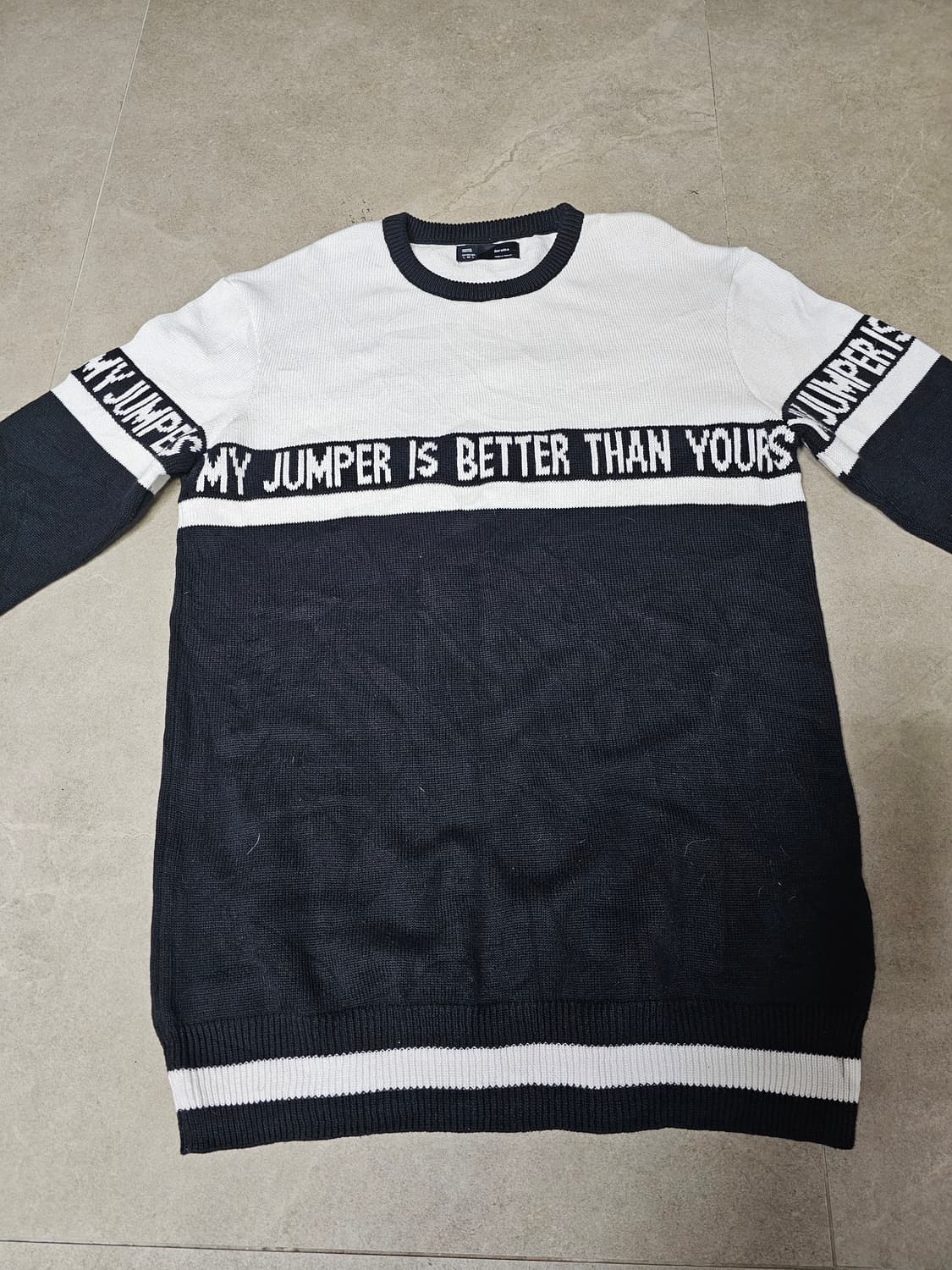 Bershka 배색 니트 L 상품이미지2