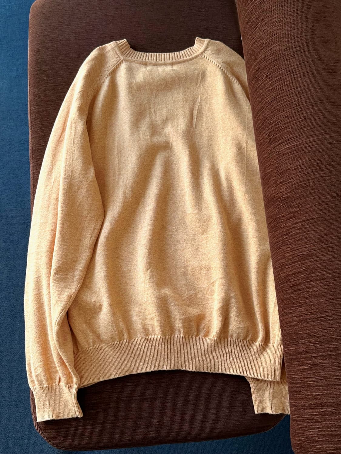 Cotton patterned stitch crew neck knit P 상품이미지8