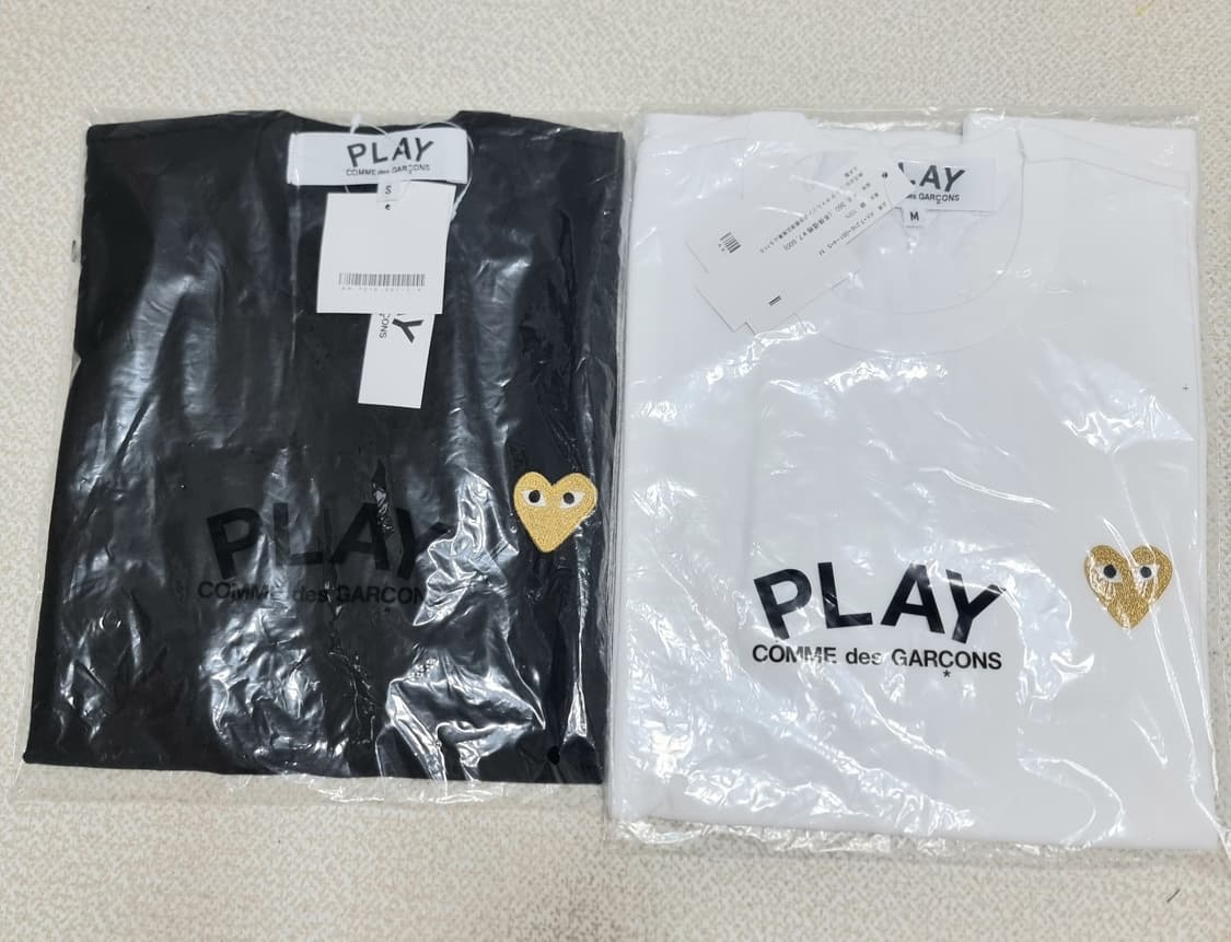 정품)초특가)반팔 꼼데가르송 전사이즈 상품이미지1