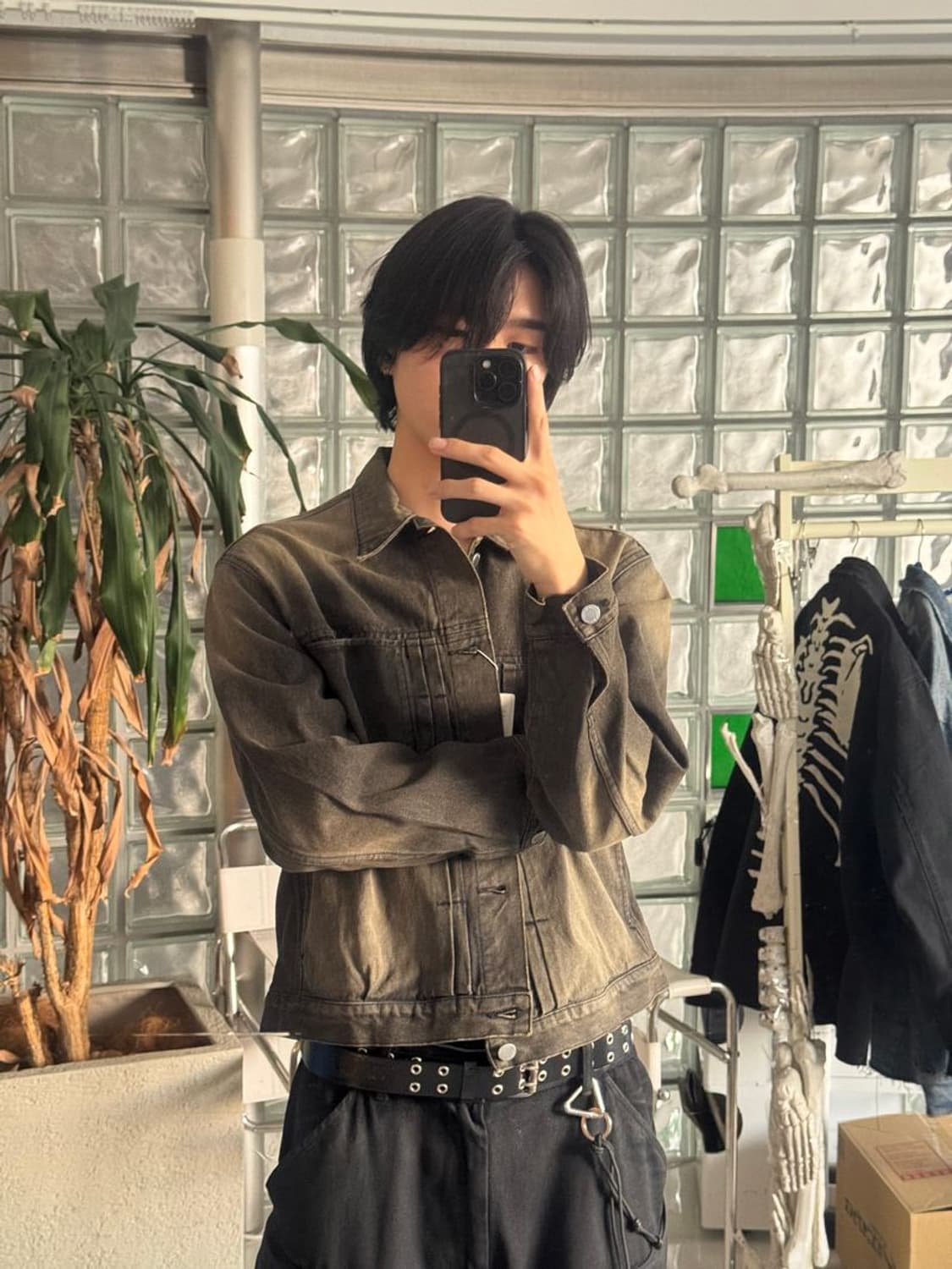 DENIM BLOUSON 워시드 데님 자켓 상품이미지1