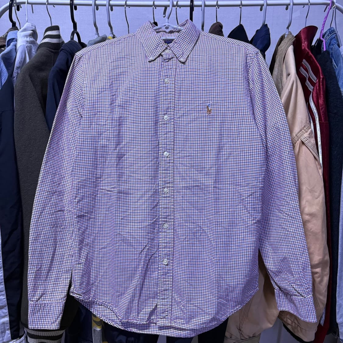 폴로 랄프로렌 체크 남방 셔츠 m 상품이미지1