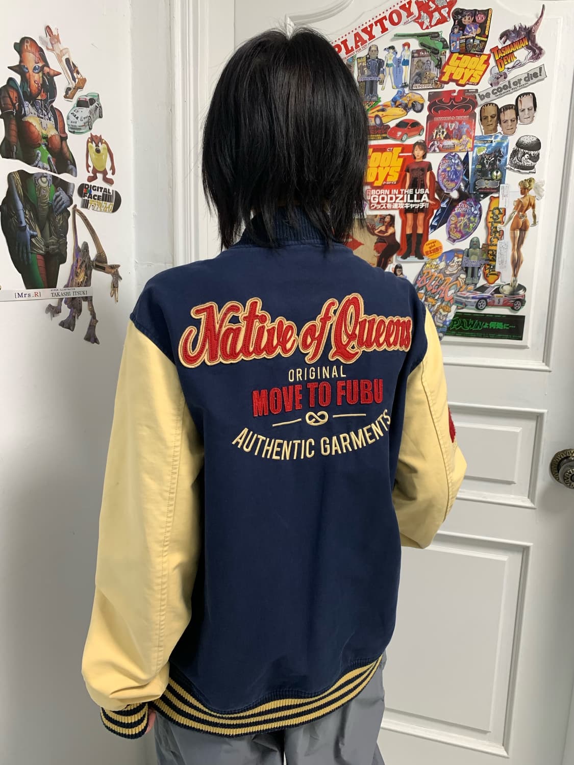 FUBU 푸부 빅로고 바시티 자켓 상품이미지1