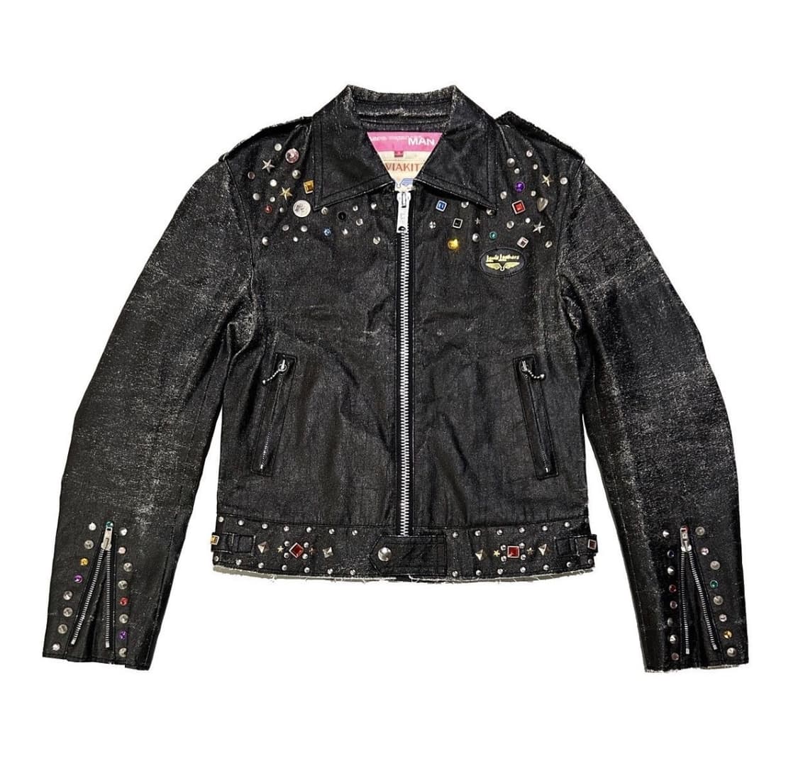 준야 와타나베 AD02 스터드 데님자켓 상품이미지1