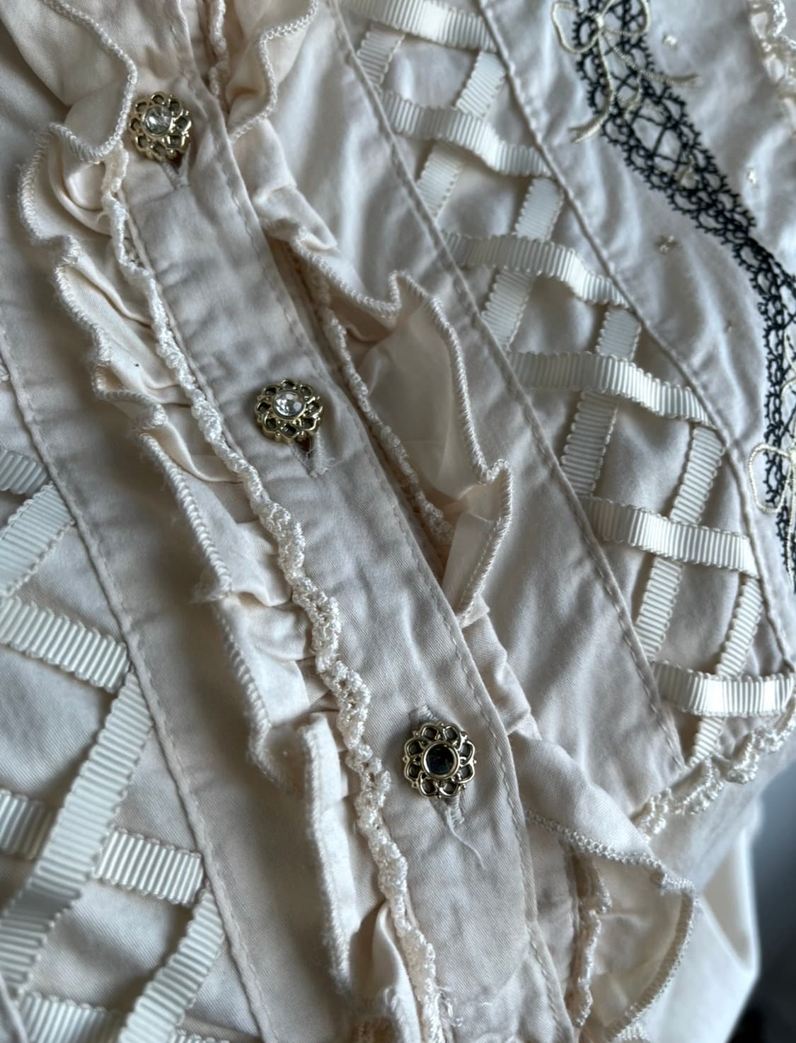 axes femme 아일렛 셔츠 블라우스 상품이미지5