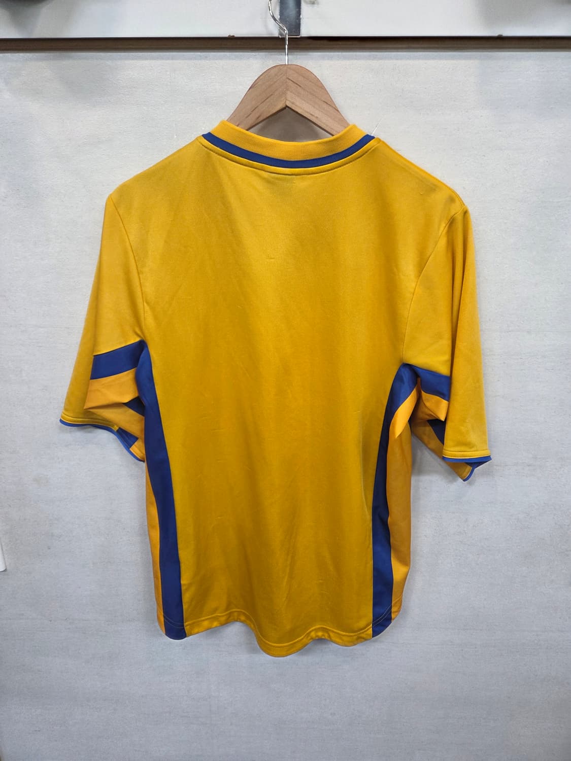 나이키 올드스쿨 빈티지 90s 브이넥 노랑 져지반팔 s 오버핏  상품이미지2