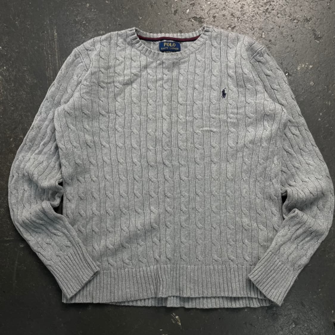 95 폴로 꽈배기 니트  상품이미지1